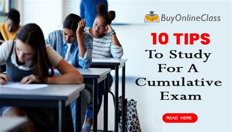 What Are the Benefits of Taking a Cumulative Exam?
